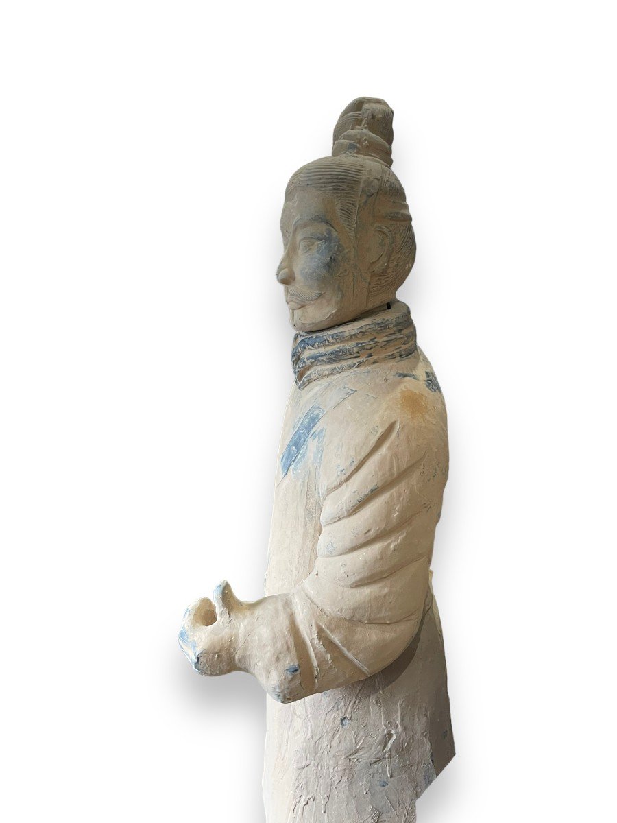 Huge Decorative Chinese Terracotta Soldier Statue Of Qin Shi Huang-photo-8