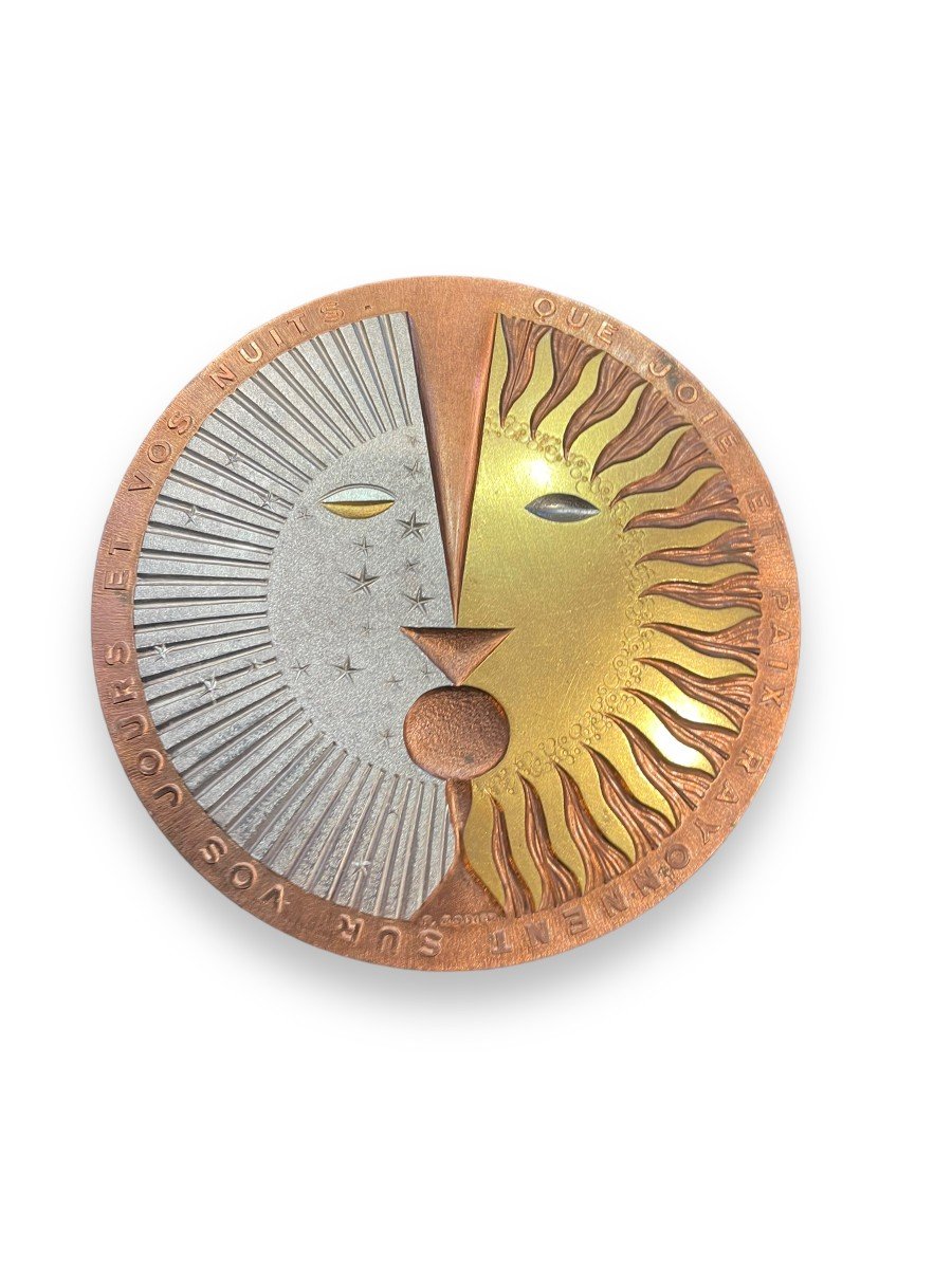 Sun And Moon Wishes Medal By Pierre Rodier-photo-1