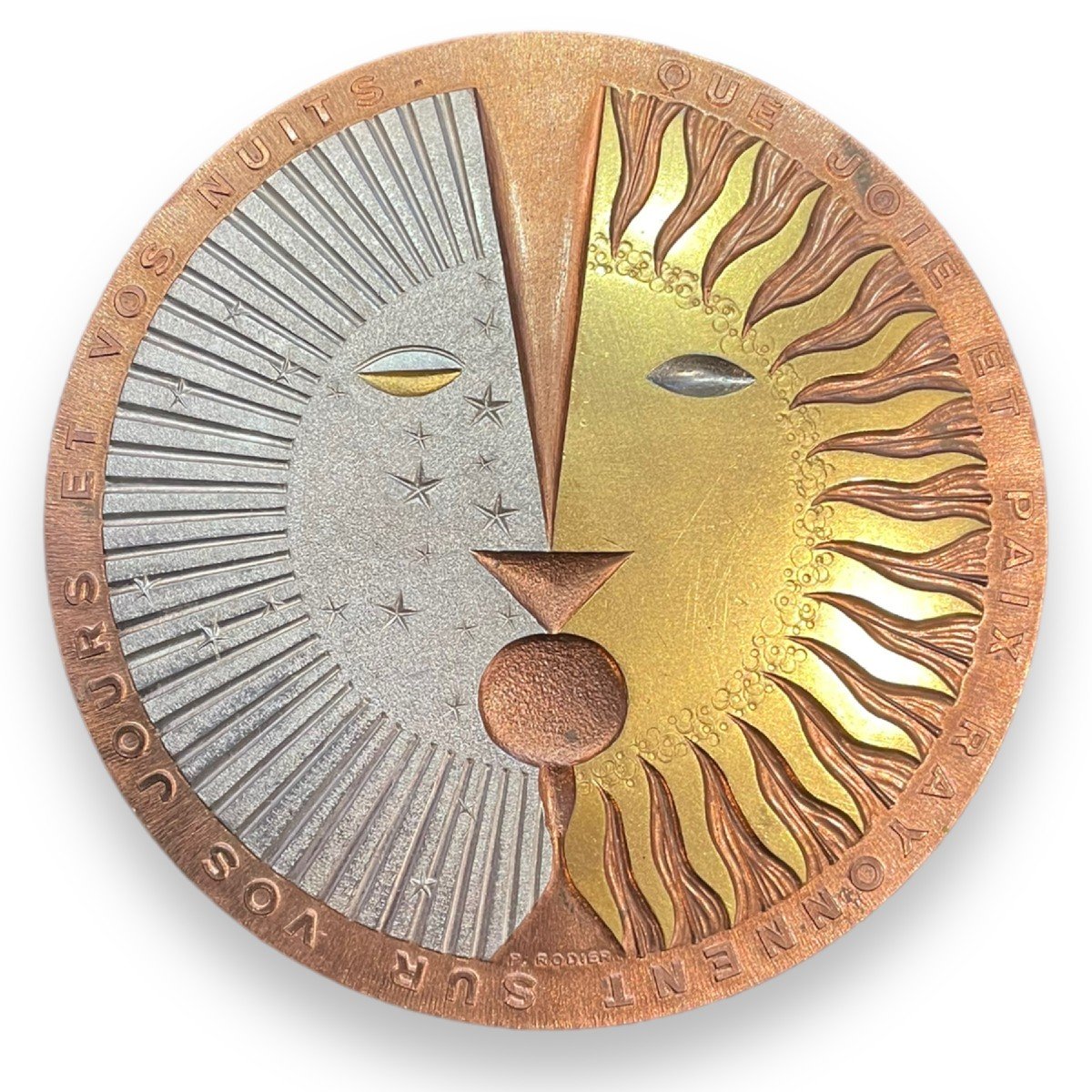 Sun And Moon Wishes Medal By Pierre Rodier