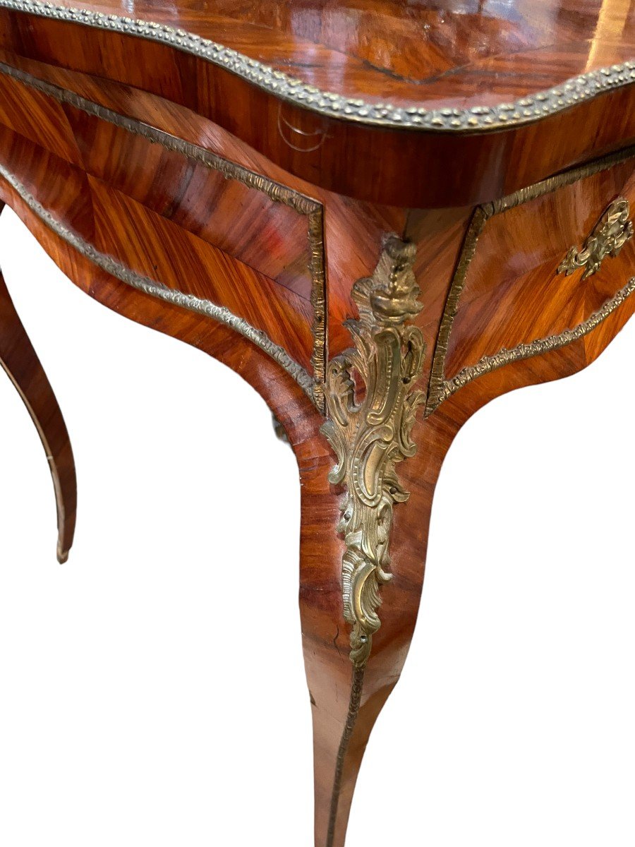 Louis XV Style Worker Rosewood Veneer-photo-3