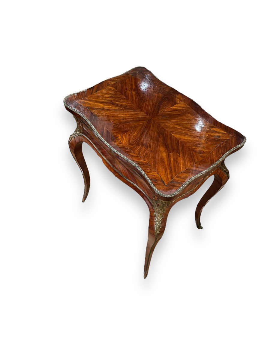 Louis XV Style Worker Rosewood Veneer-photo-4