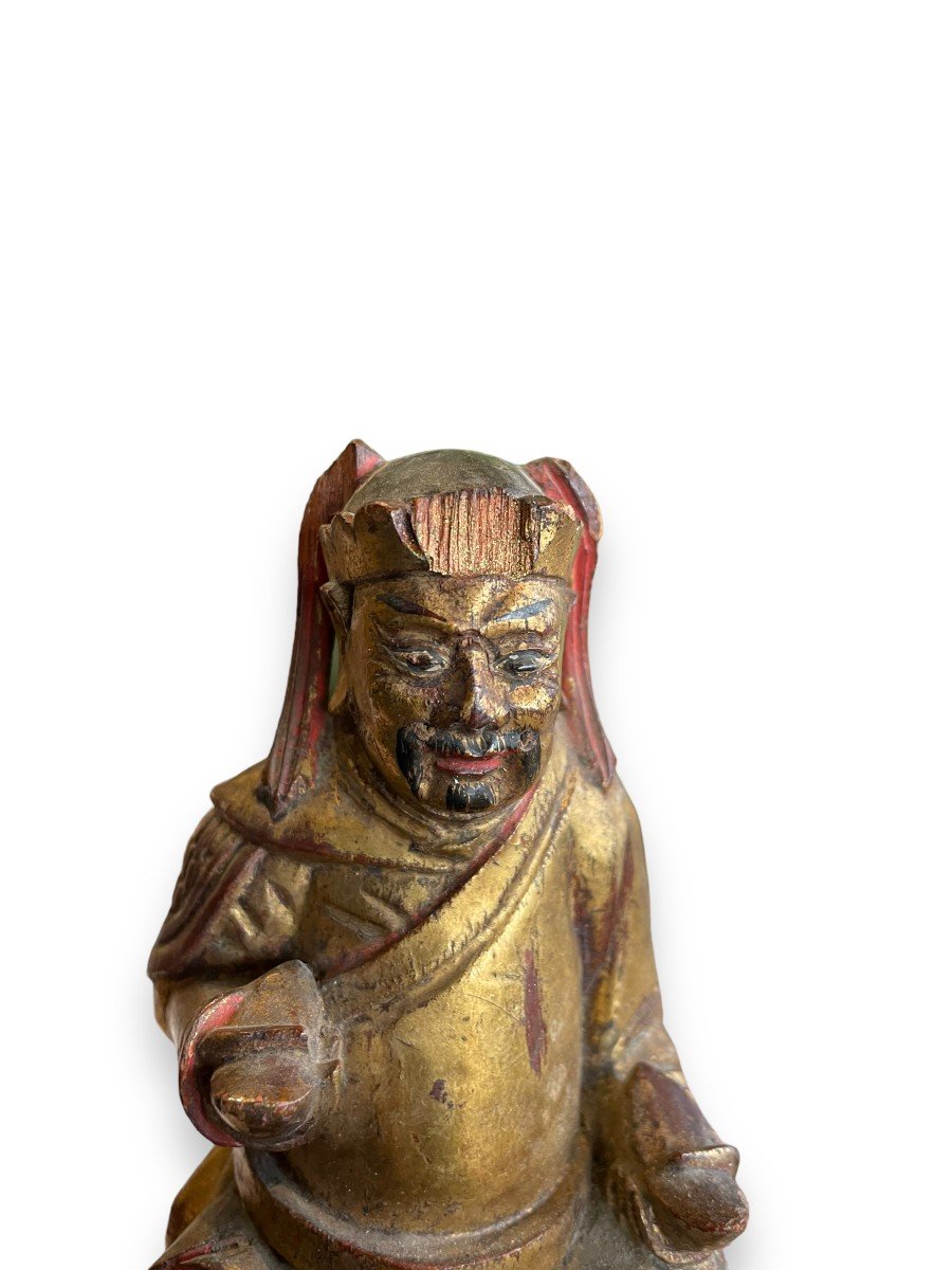 Chinese Statuette Of Caishen God Of Wealth-photo-6