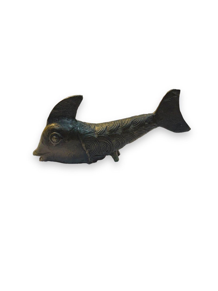 African Fish In Bronze-photo-2