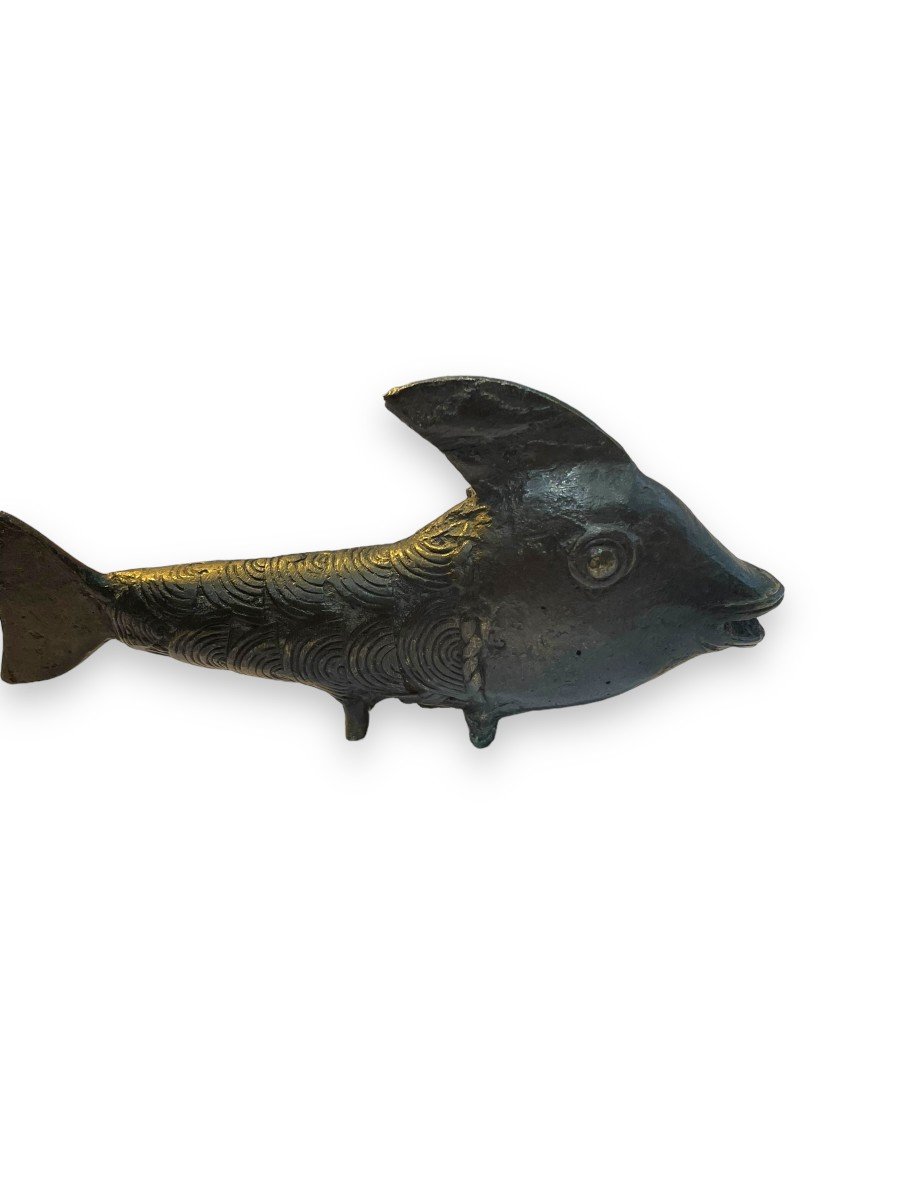 African Fish In Bronze-photo-3