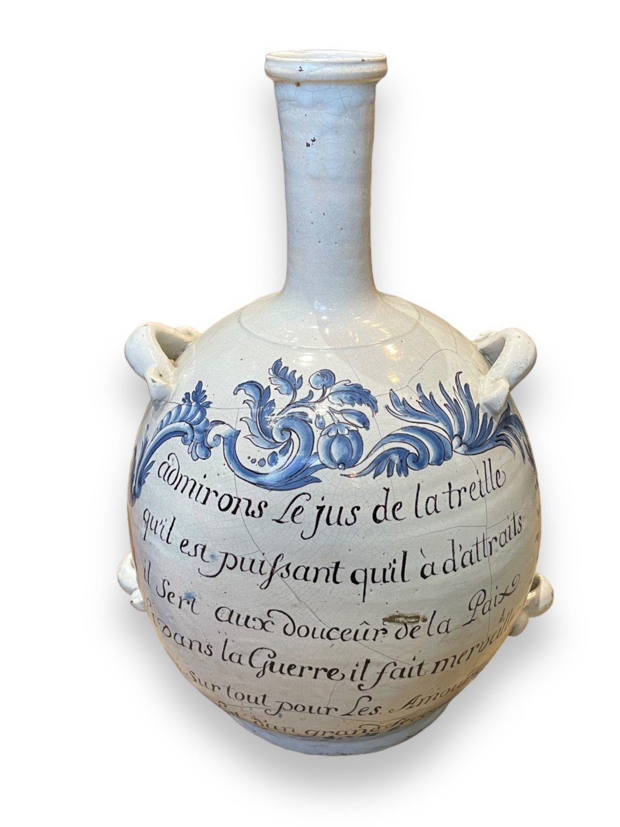 18th Century Nevers Earthenware Gourd-photo-2