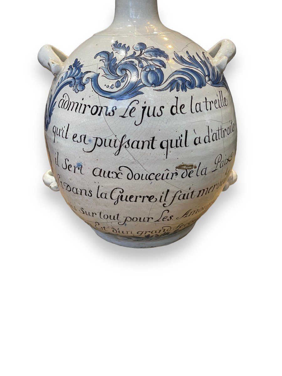 18th Century Nevers Earthenware Gourd-photo-8