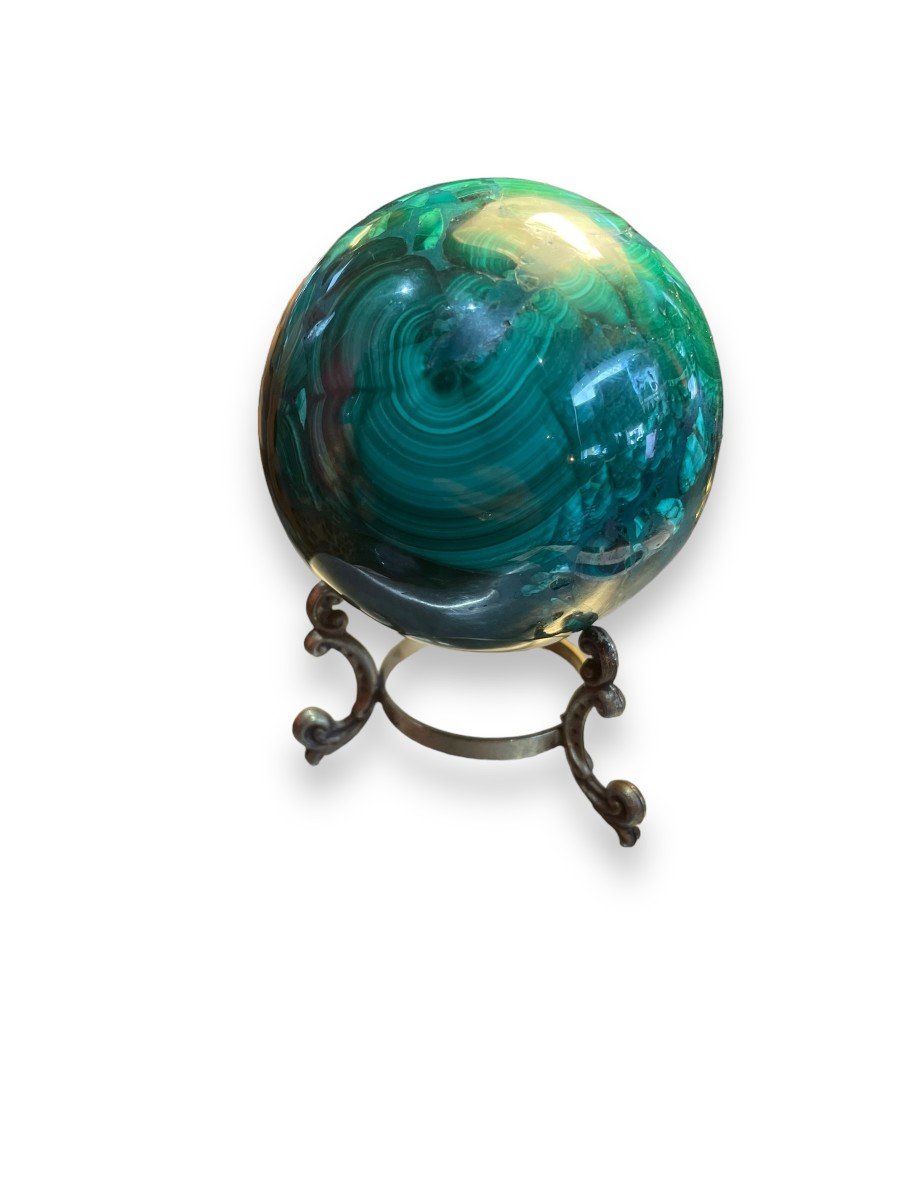 Malachite Sphere Ball-photo-3