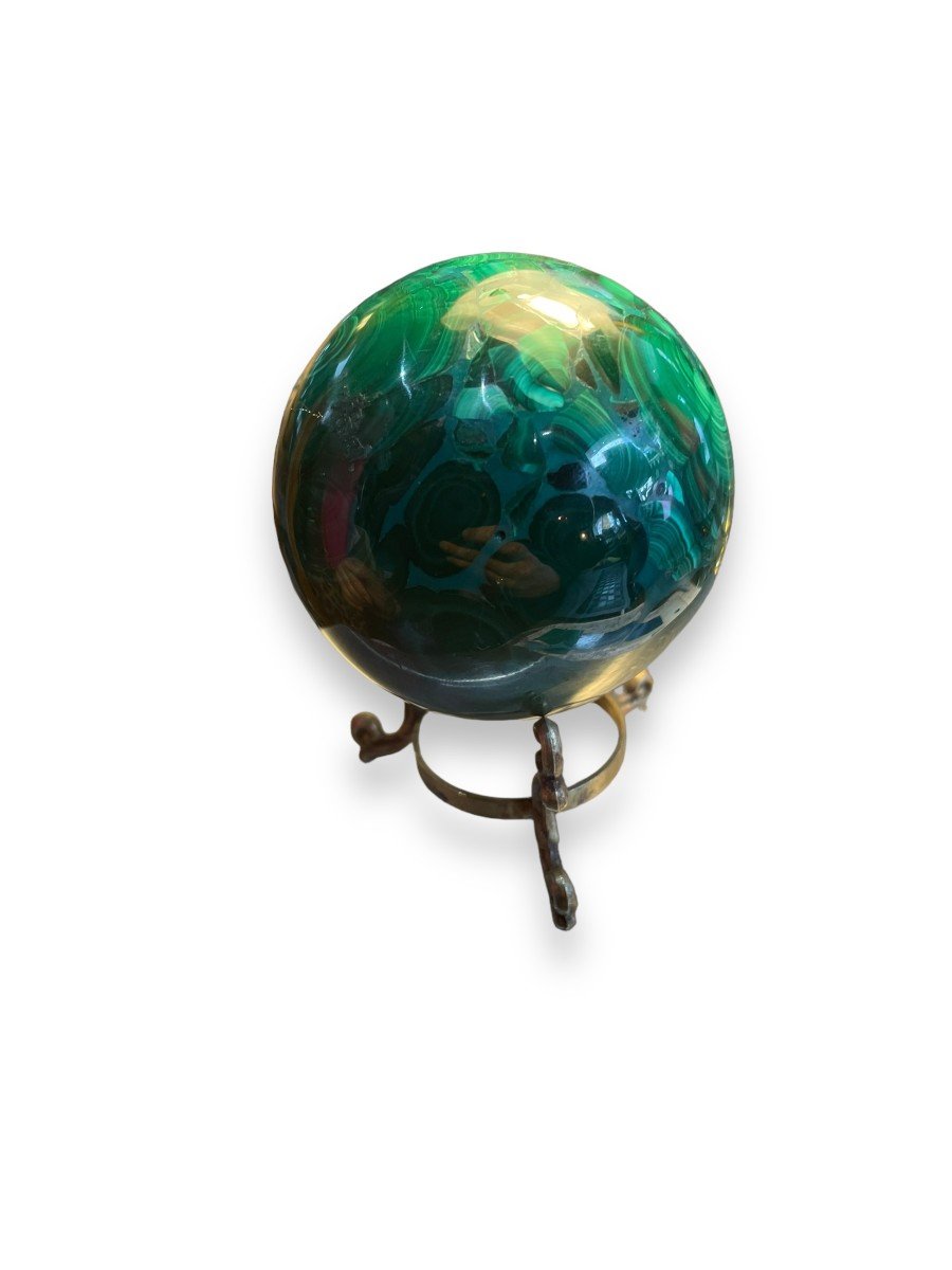 Malachite Sphere Ball-photo-4