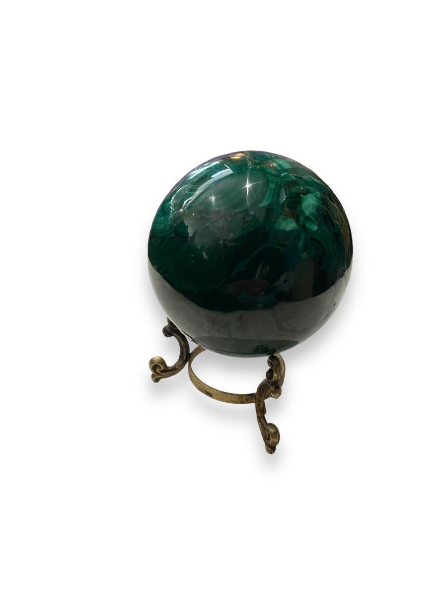 Malachite Sphere Ball-photo-5