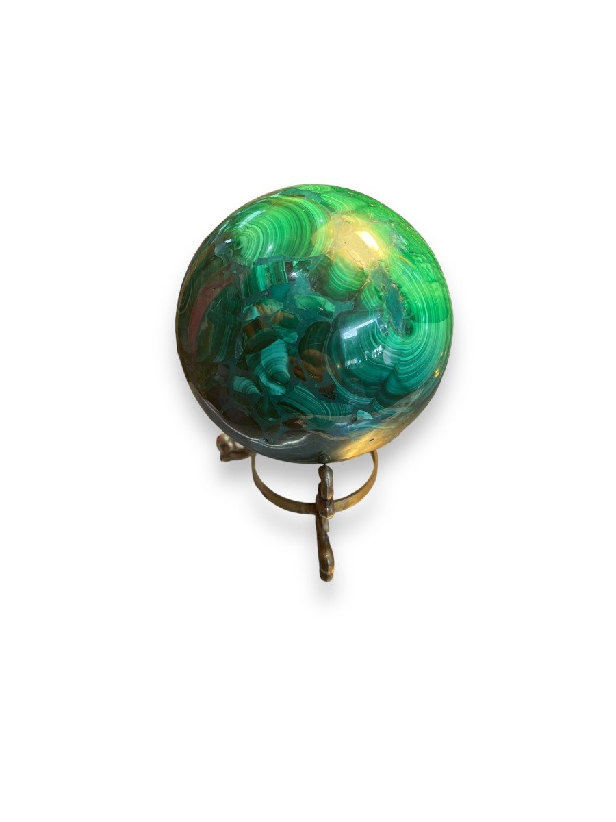 Malachite Sphere Ball-photo-6