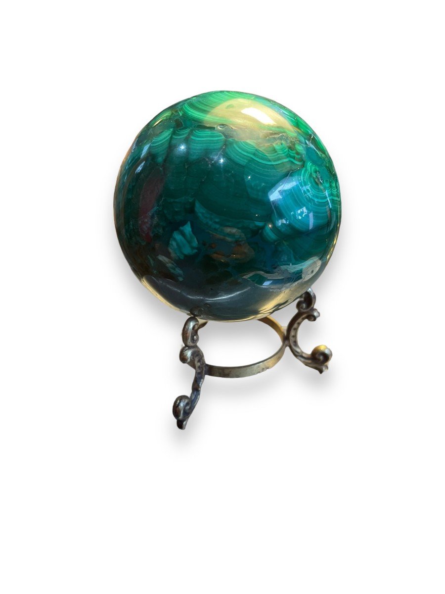 Malachite Sphere Ball-photo-7