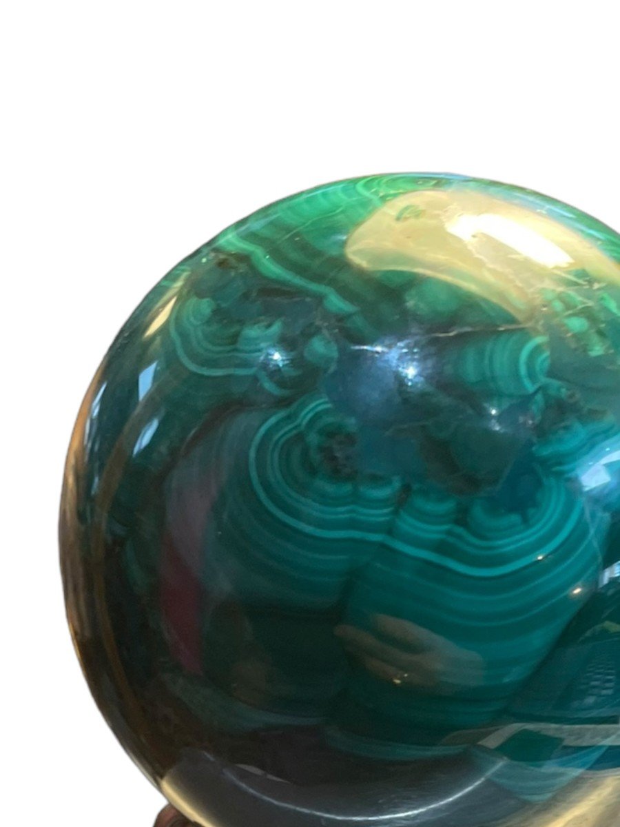 Malachite Sphere Ball-photo-8