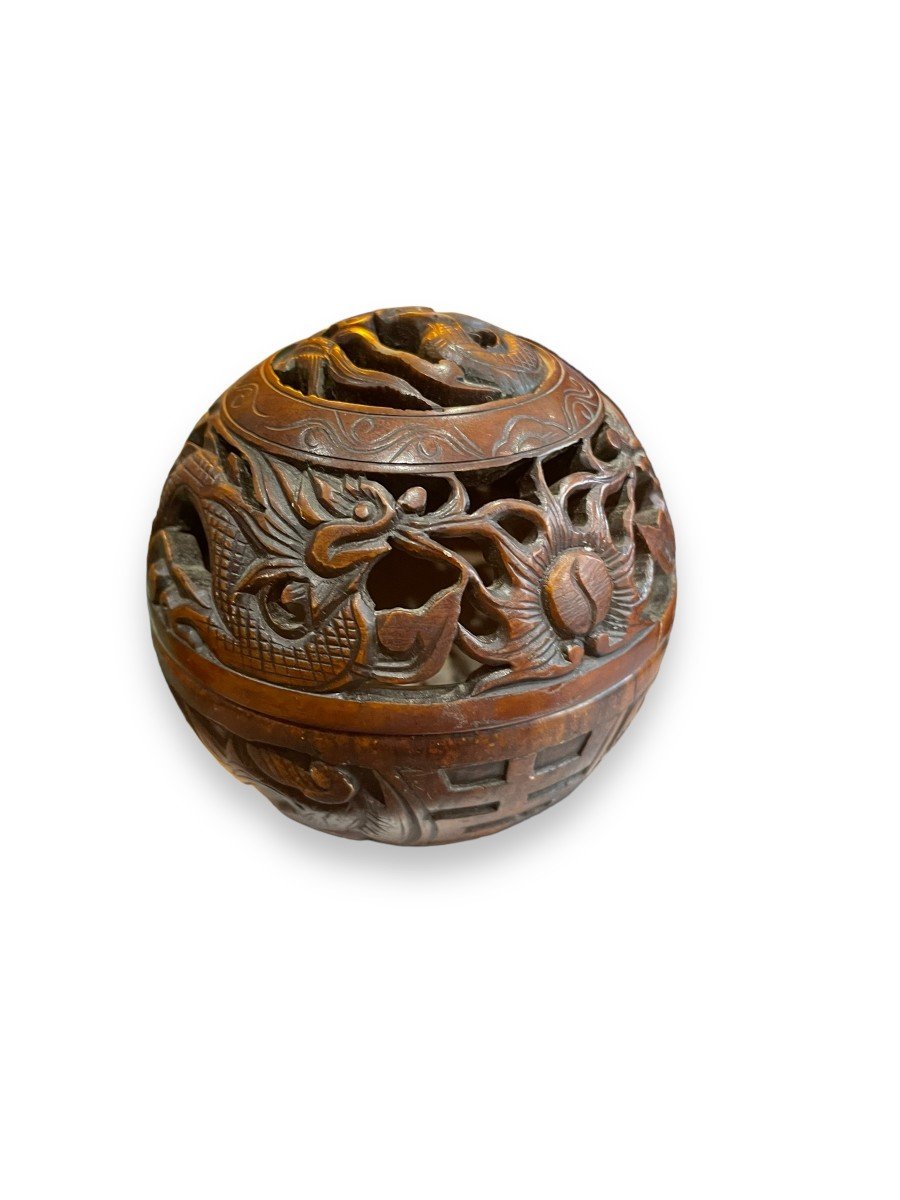 Potpourri Stone Incense Burner Chinese Dragon Pattern-photo-8