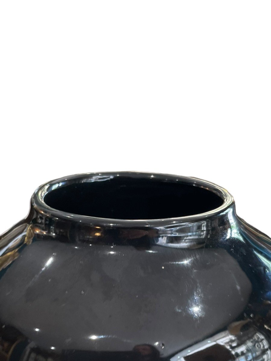 Max Idlas Black Ceramic Vase-photo-3