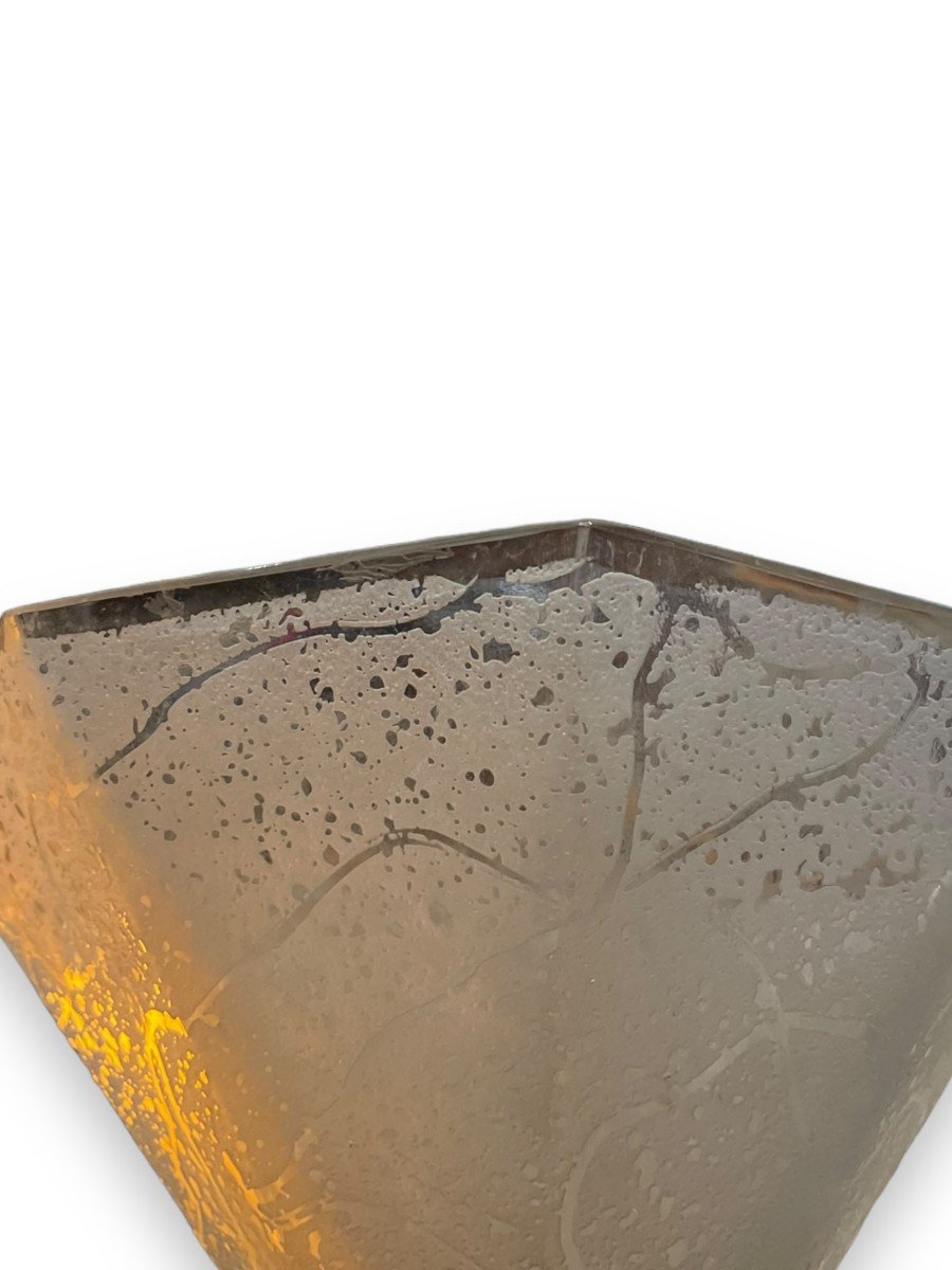 Daum Nancy Art Deco Glass Cup-photo-5