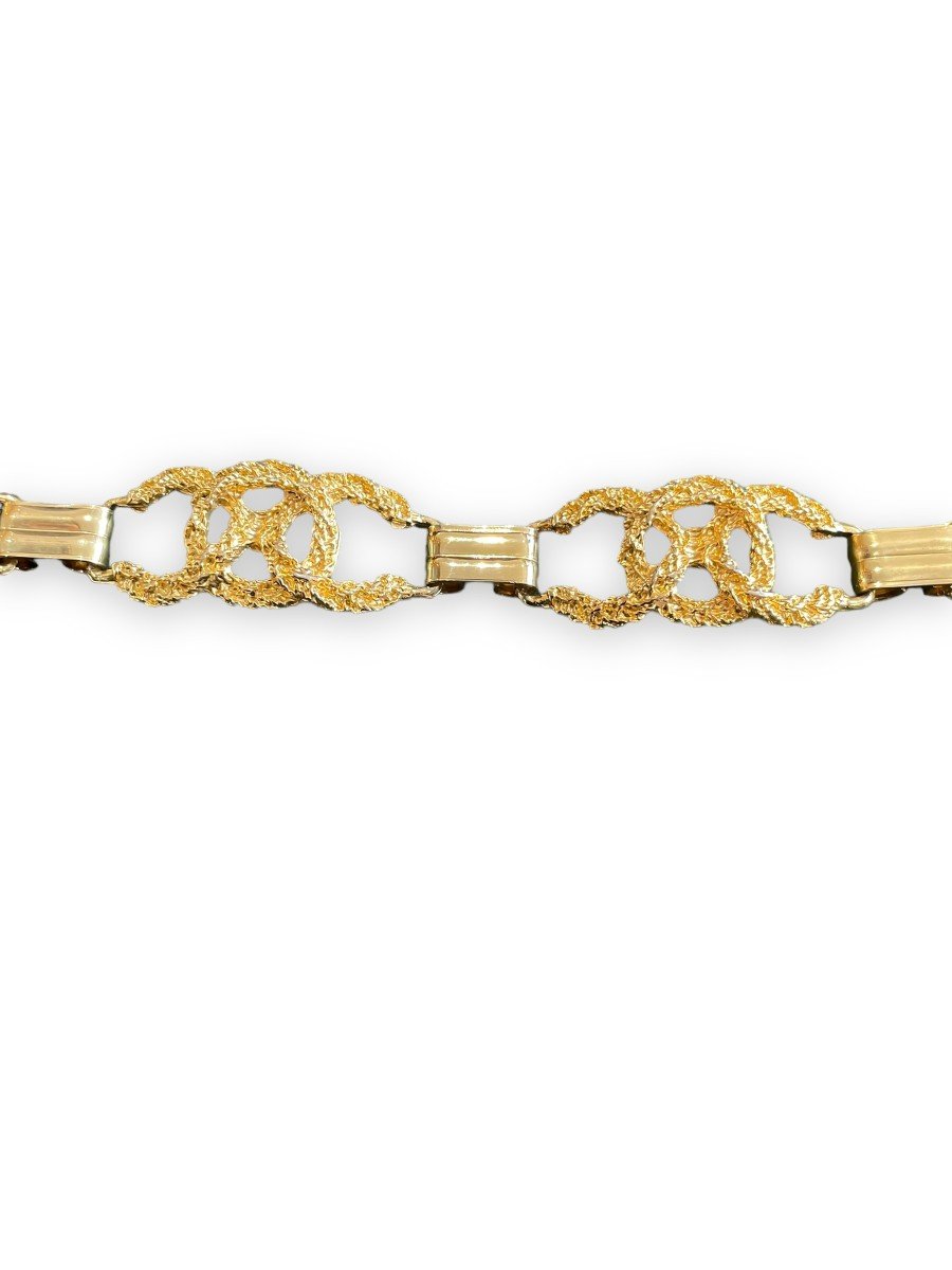 Gucci Gold Metal Belt-photo-2