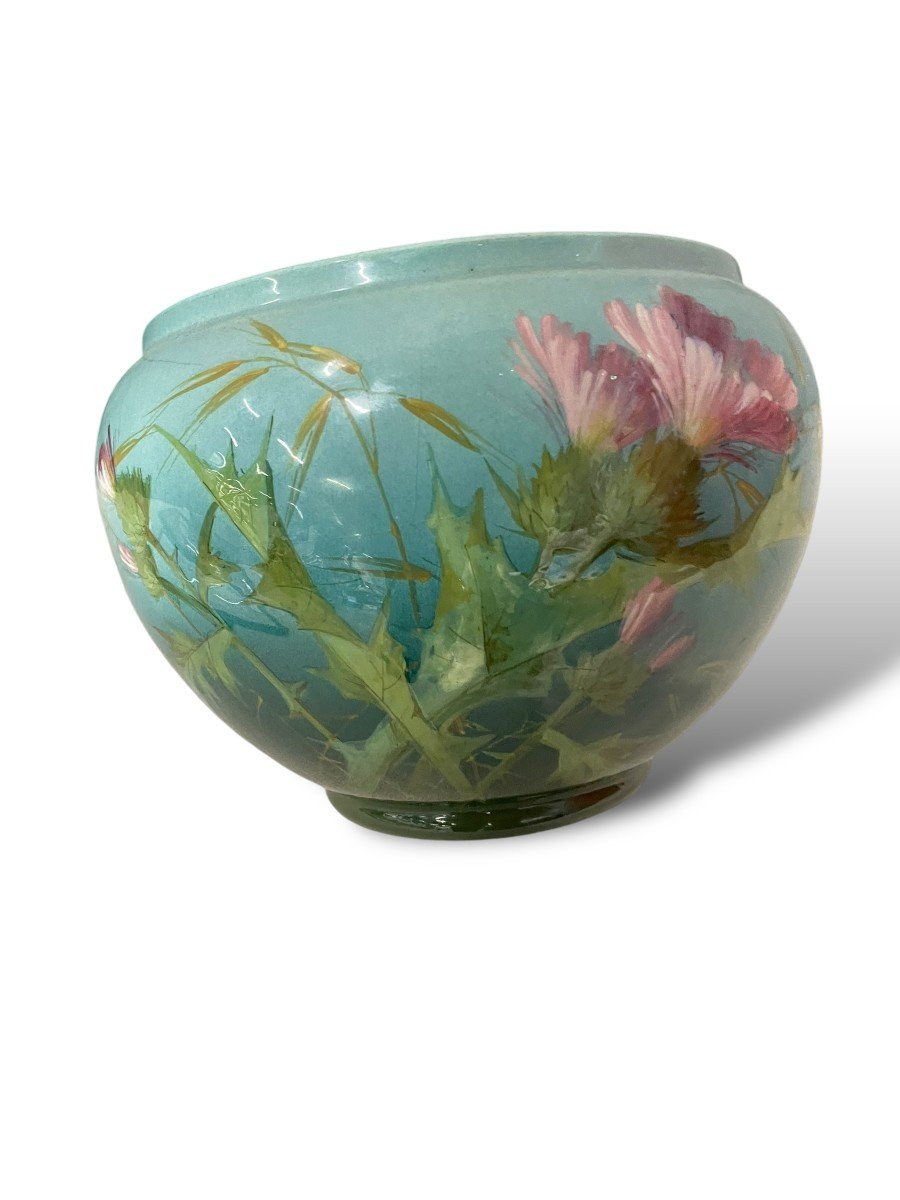 Cache Pot Motif Floral Par Delphin Massier-photo-3