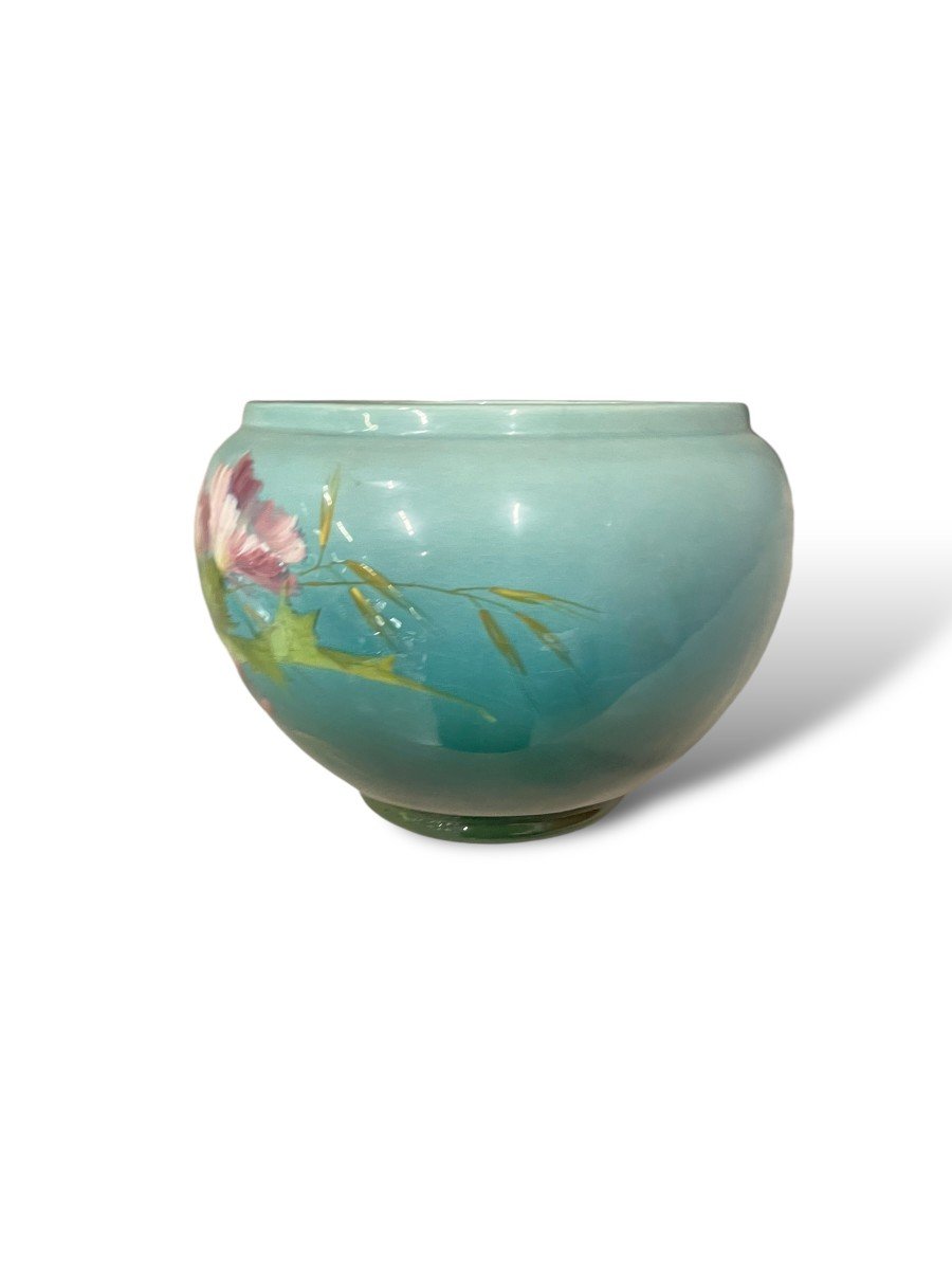 Cache Pot Motif Floral Par Delphin Massier-photo-3