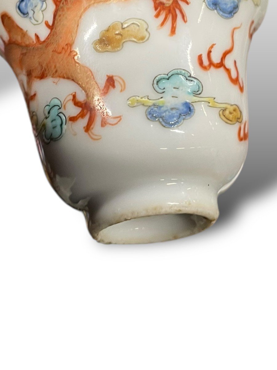 Fencai Red Imperial Dragon Decorated Sorbet China-photo-5