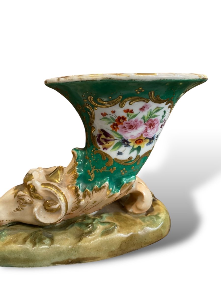 Old Paris Porcelain Rython Inkwell-photo-6