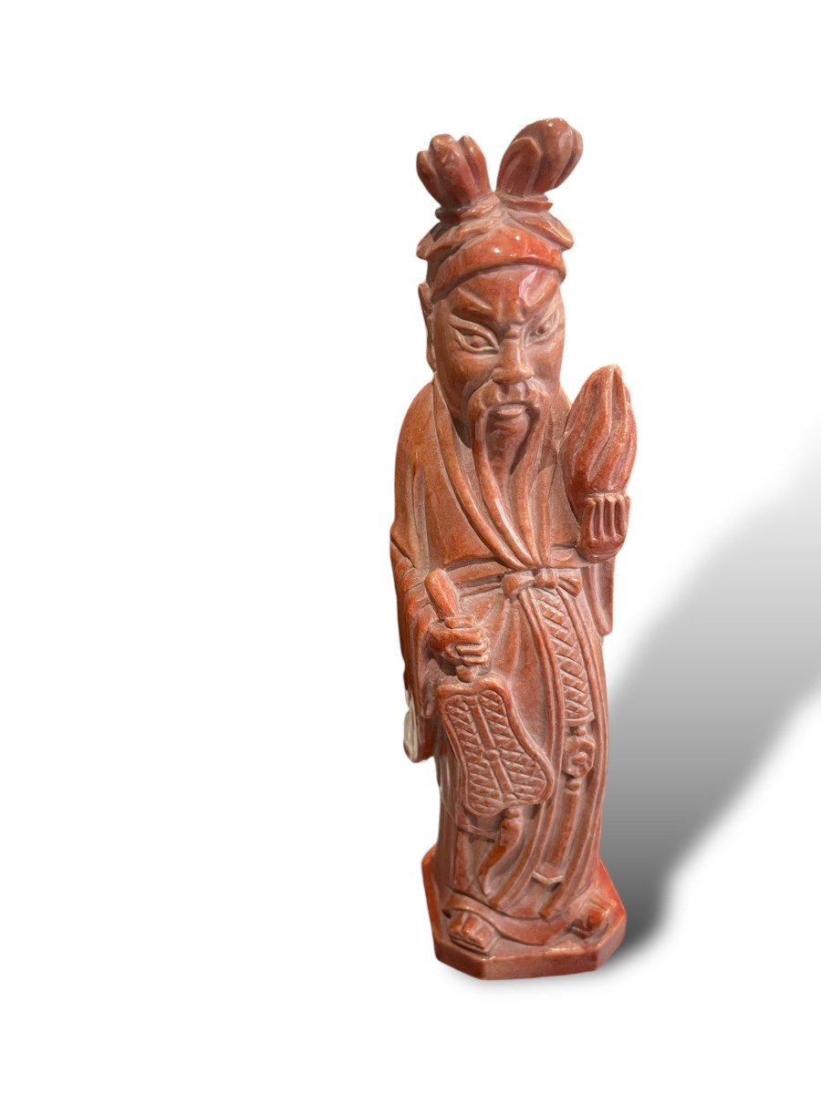 Hard Stone Figure Of A Chinese Dignitary Or Immortal -photo-1