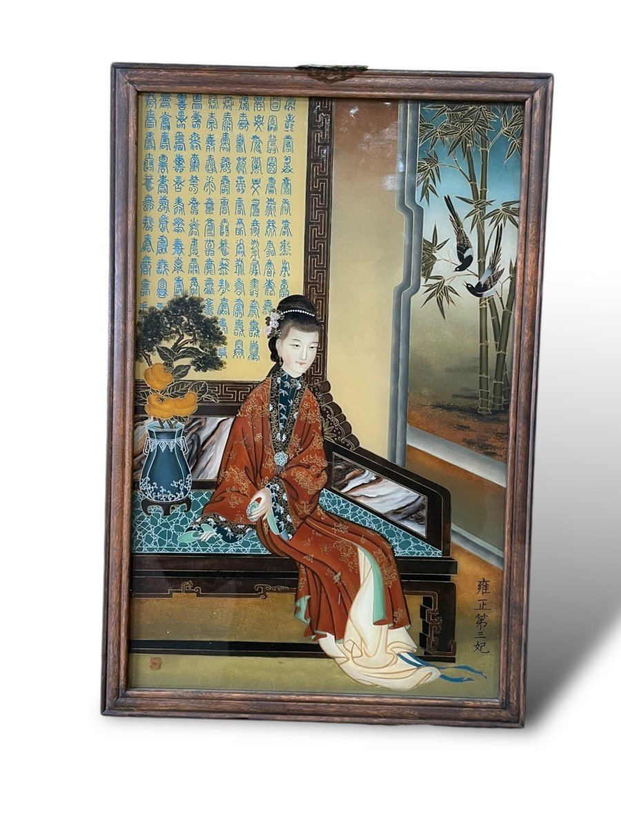 China Indochina Fixed Coaster Depicting A Lady Of Quality-photo-3