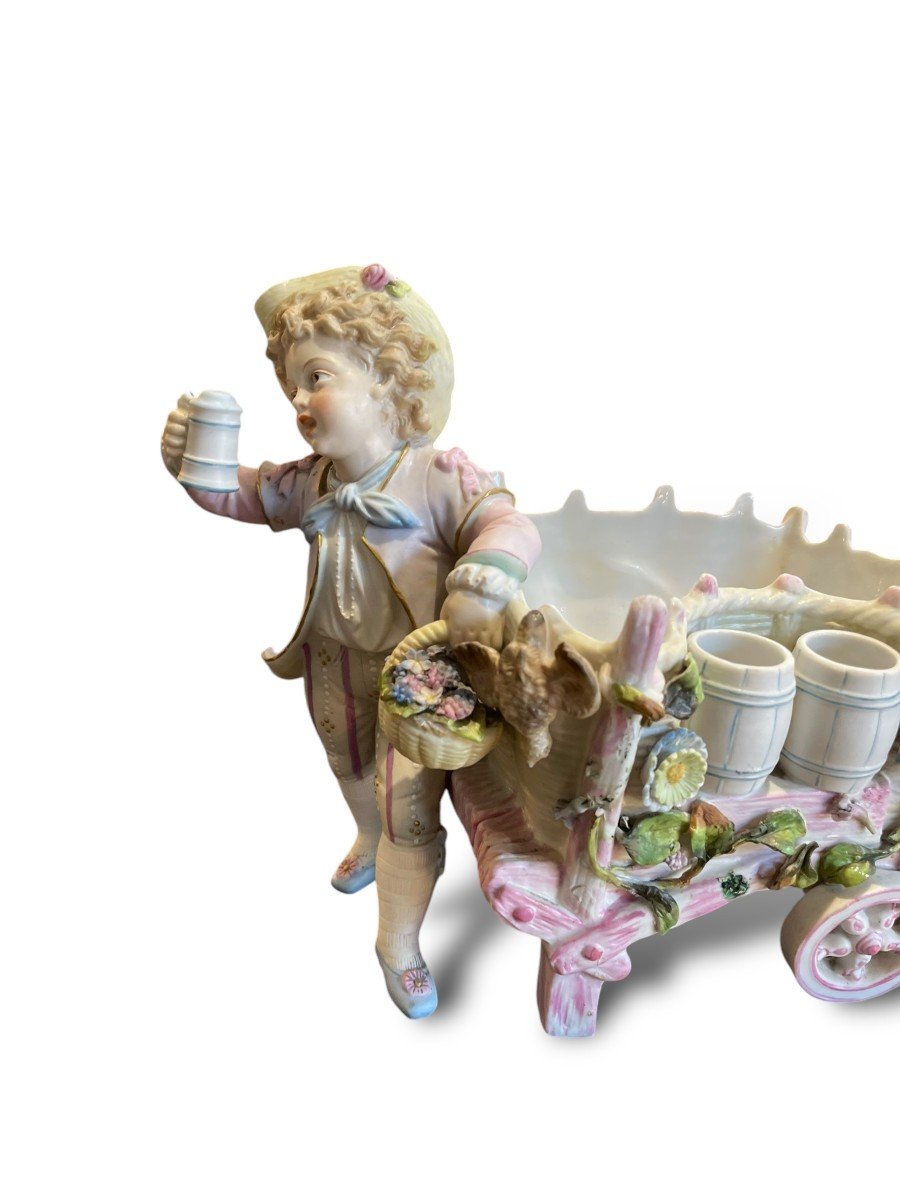 Polychrome Biscuit Planter The Beer Peddler-photo-3