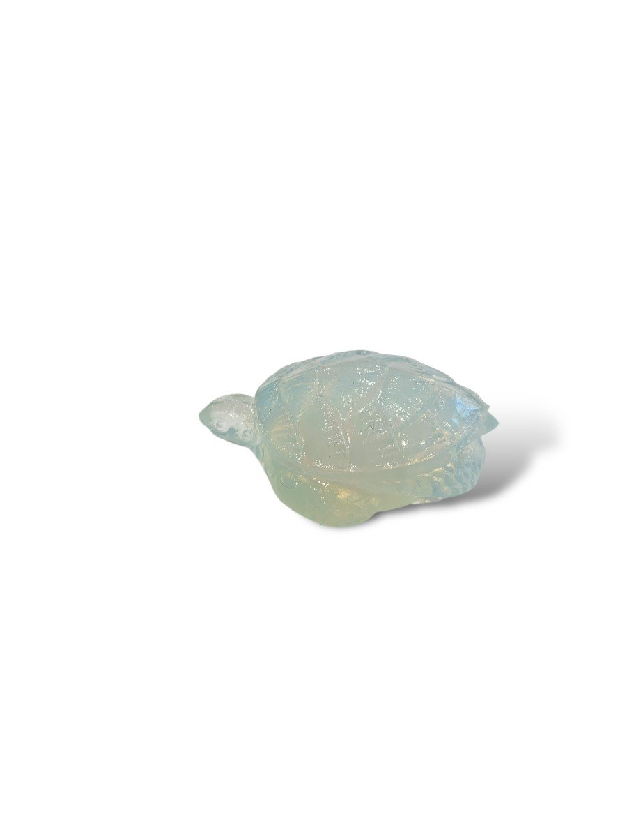 Tortue En Verre Opalescent Dans Le Goût De Sabino-photo-4