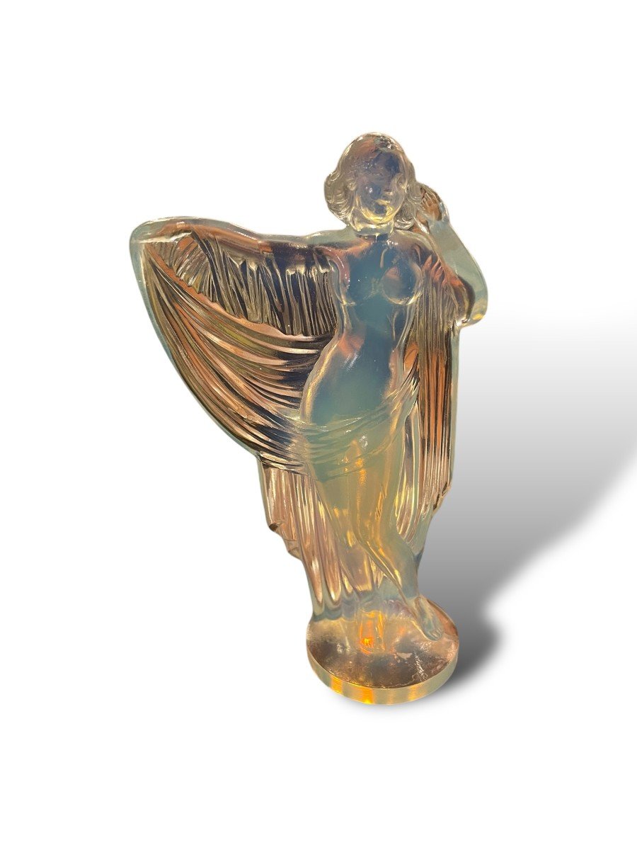 Sabino Venus With Veil In Opalescent Glass Art Deco 1930-photo-4