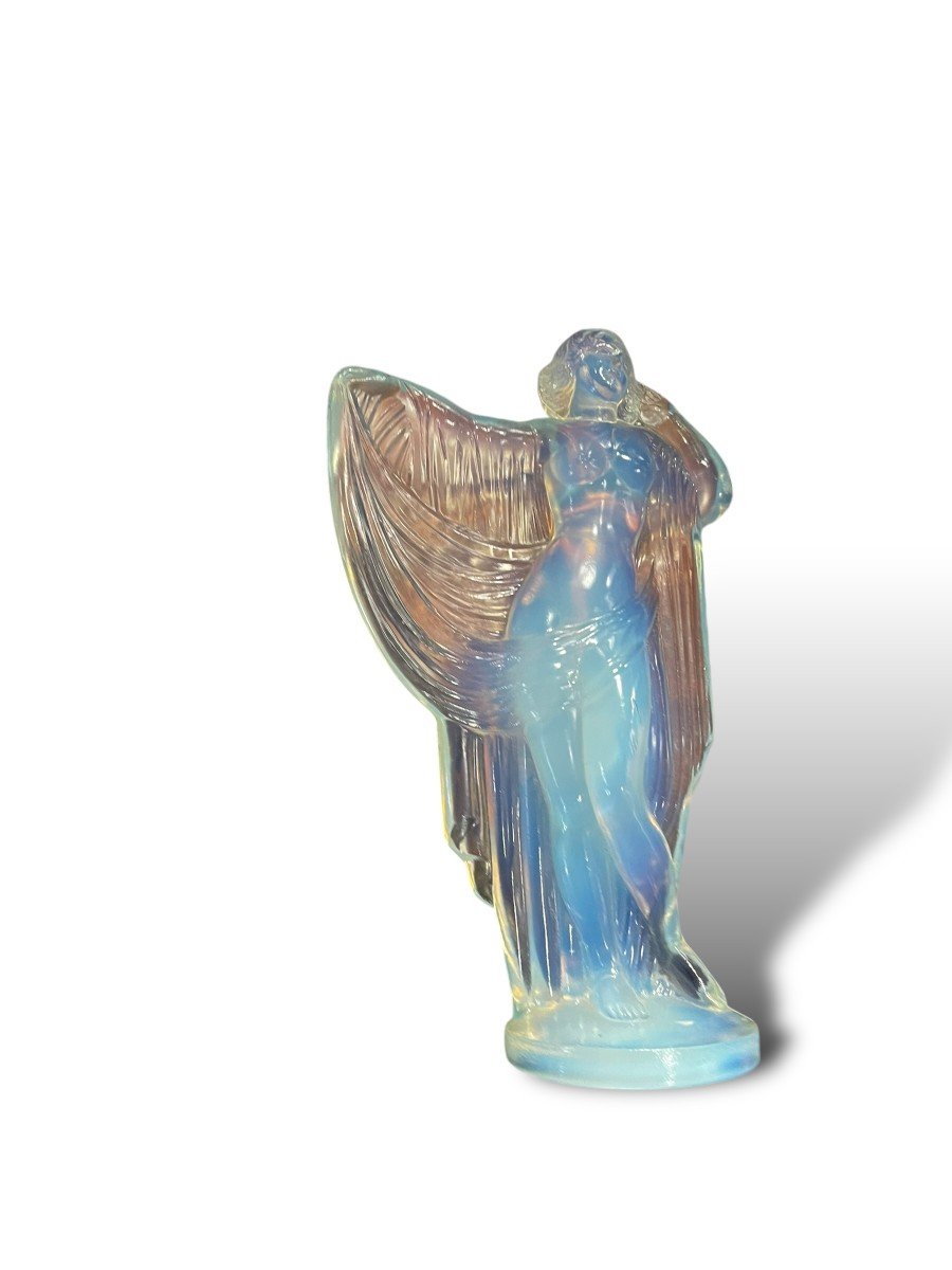 Sabino Venus With Veil In Opalescent Glass Art Deco 1930-photo-3