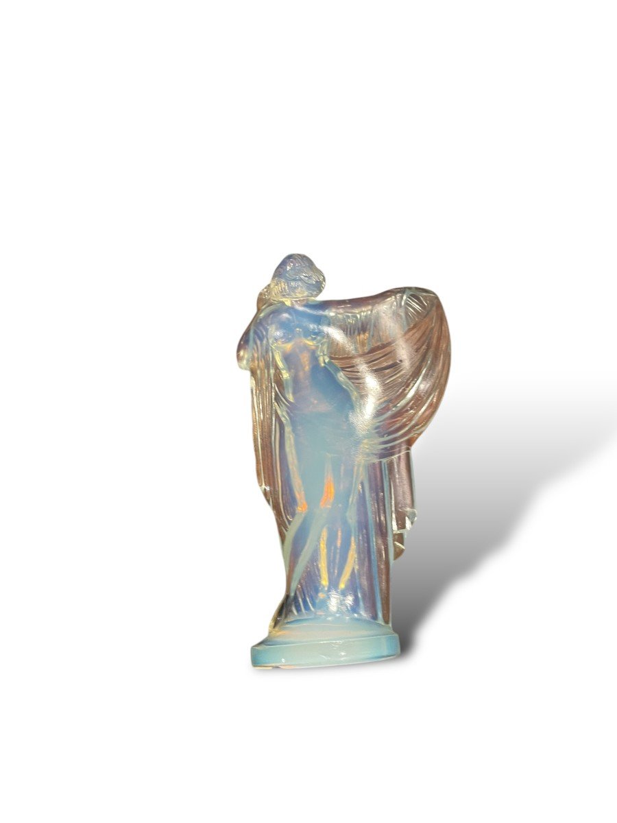 Sabino Venus With Veil In Opalescent Glass Art Deco 1930-photo-4