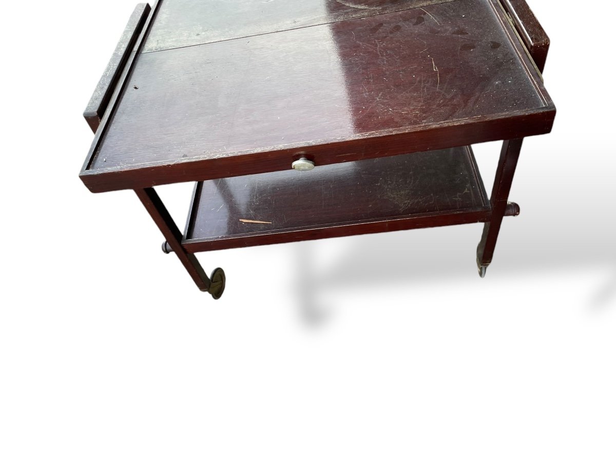 Removable Shelf Trolley Transformable Into Table-photo-4