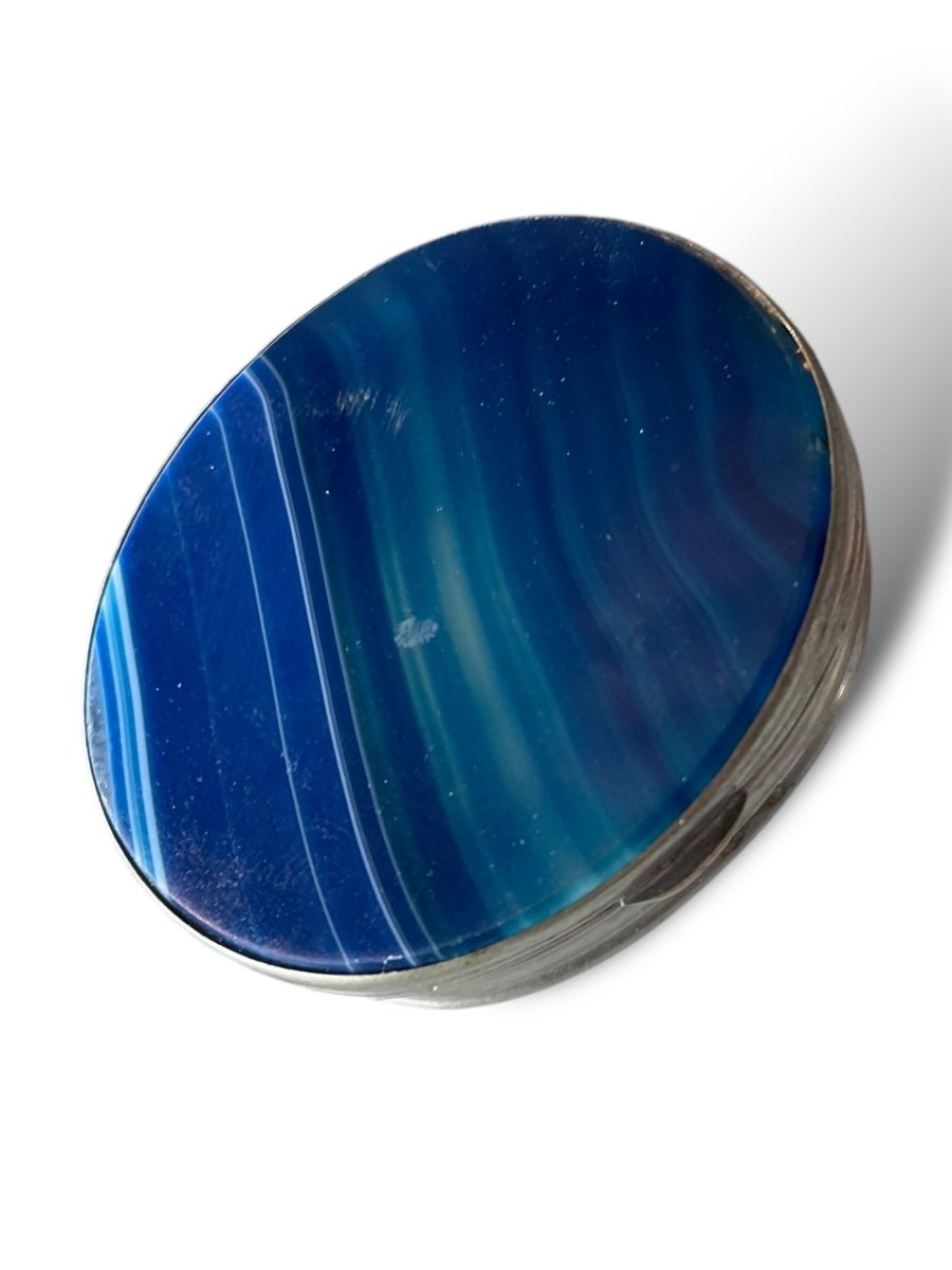 Blue Agate Pill Box-photo-1