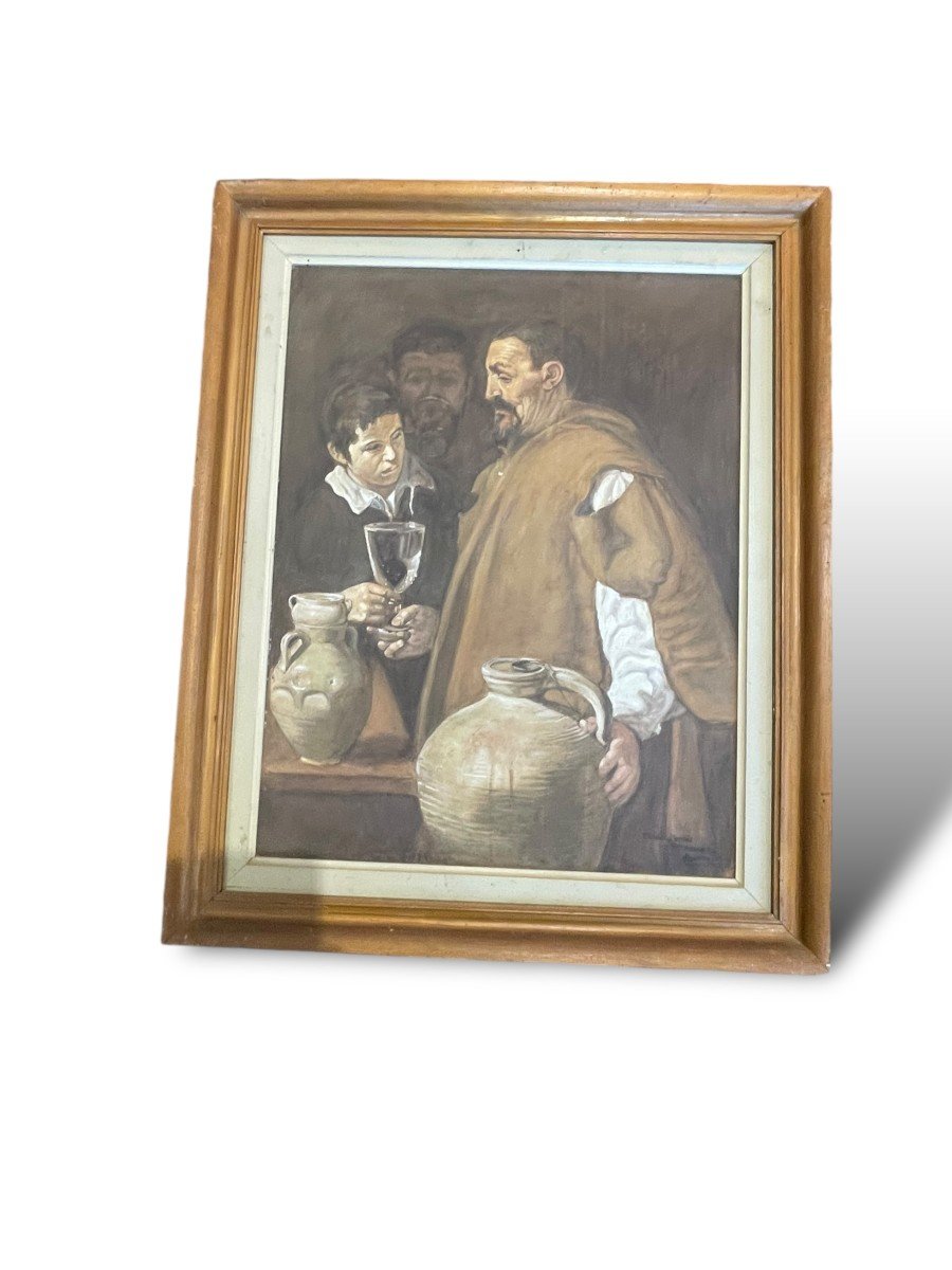 The Water Carriers Of Seville Oil Painting After Velazquez-photo-2