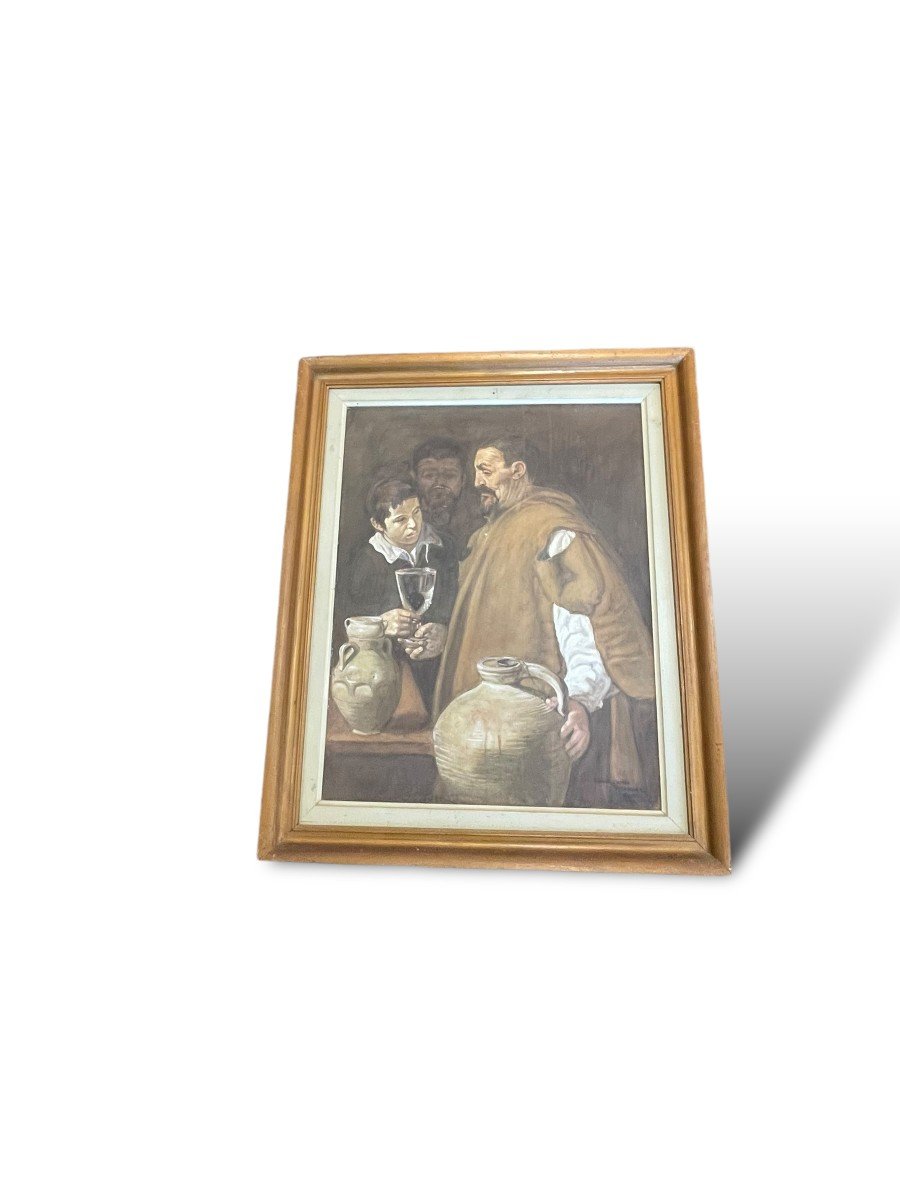 The Water Carriers Of Seville Oil Painting After Velazquez-photo-3