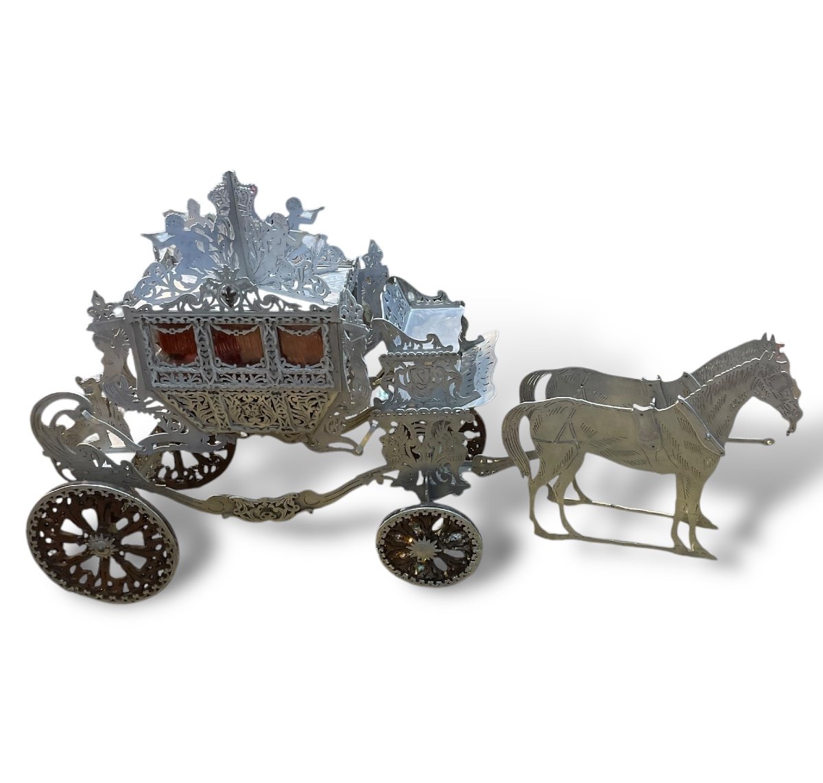 Important Carriage Jewelry Box