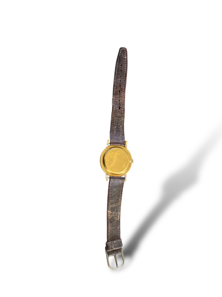 Breitling Gold Watch Leather Strap-photo-3