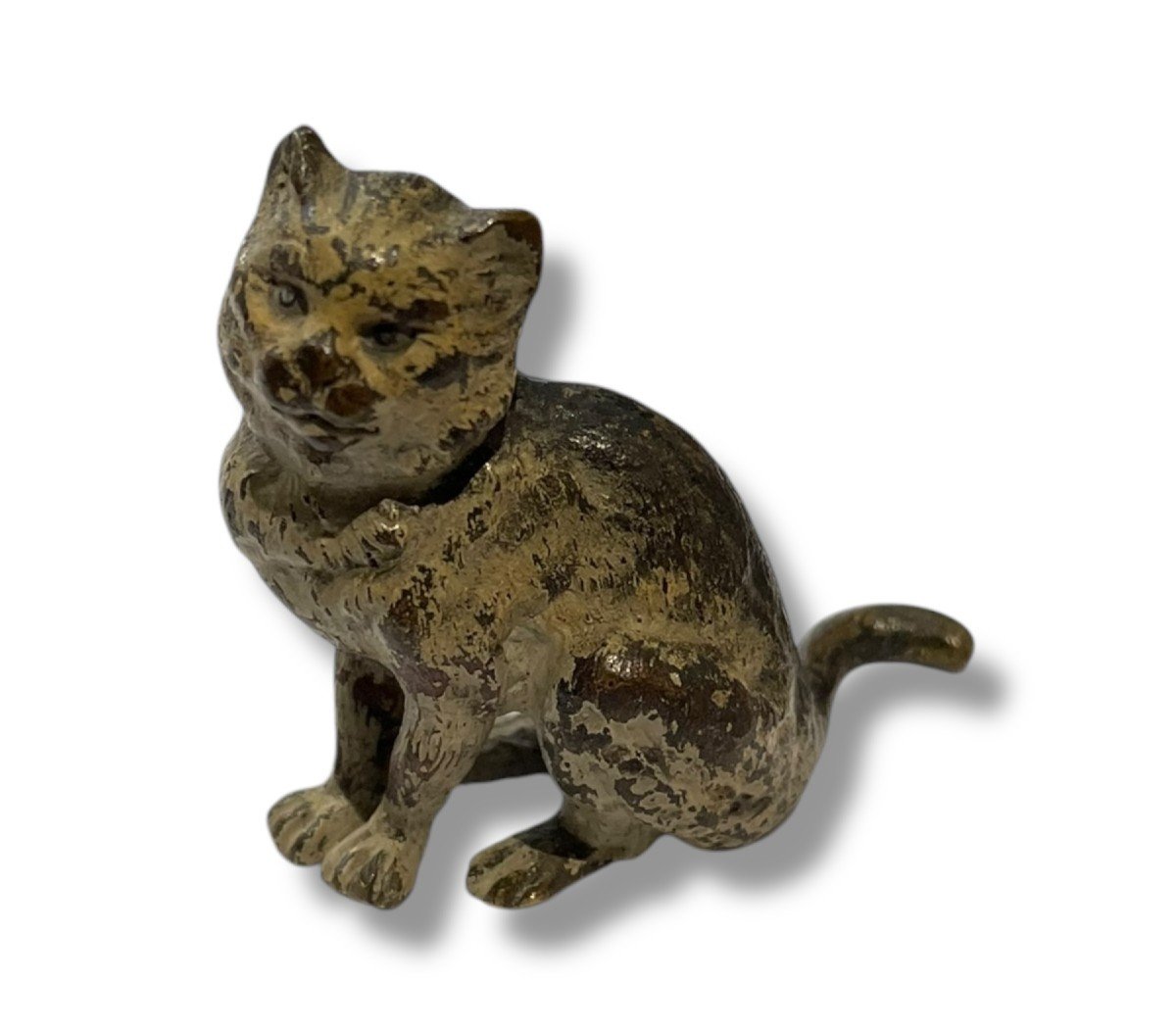 Vienna Bronze Seated Cat