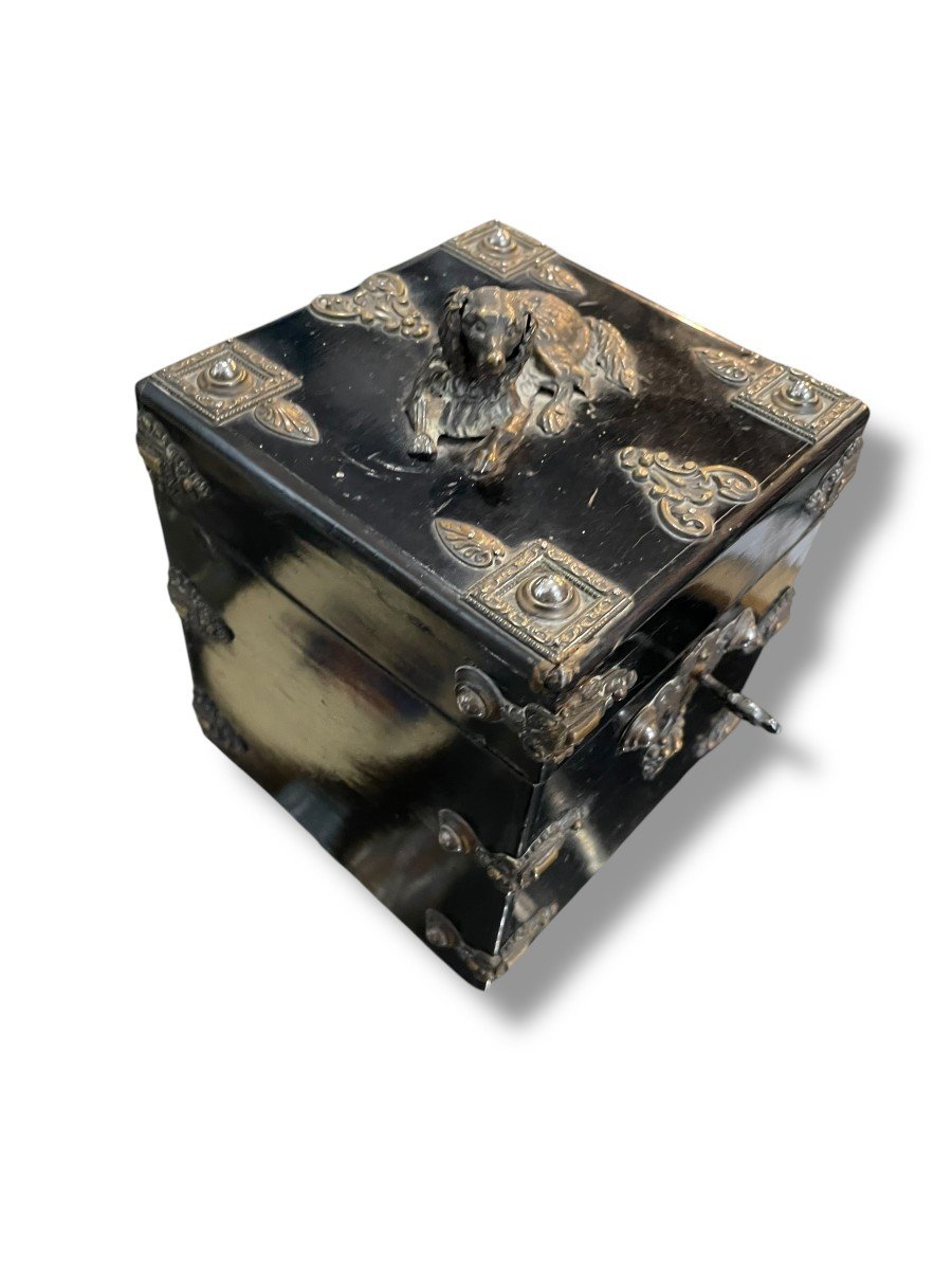 Norci Napoleon III Wooden Box Dog Decor-photo-2