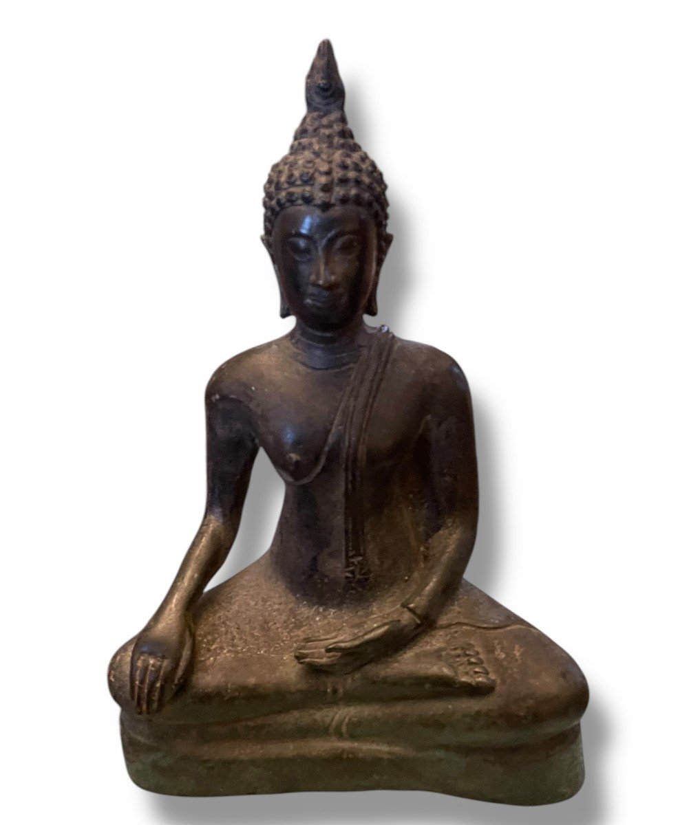 Bouddha Ayutthaya En Bronze Siam Fin XVIII Début XIXeme