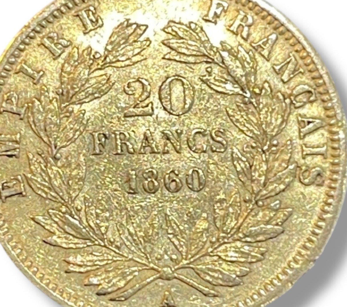 Pièce En Or 20 Francs  Napoléon III 1860-photo-4