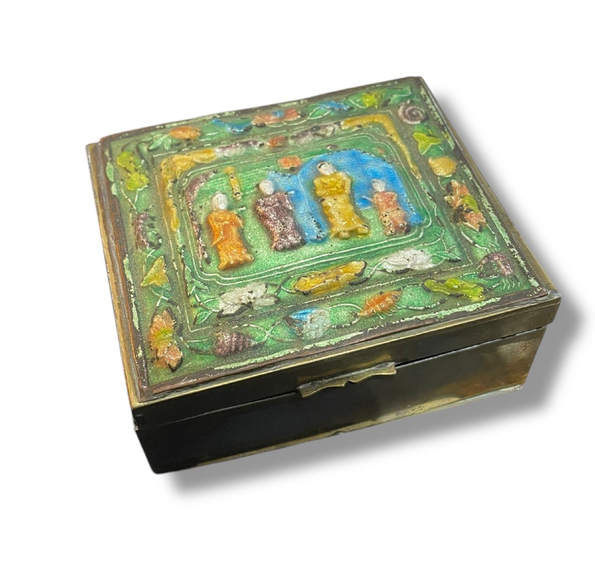 Enameled Box South China Indochina