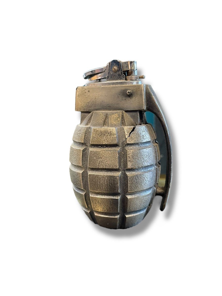 Curiosité Briquet Motif Grenade-photo-2