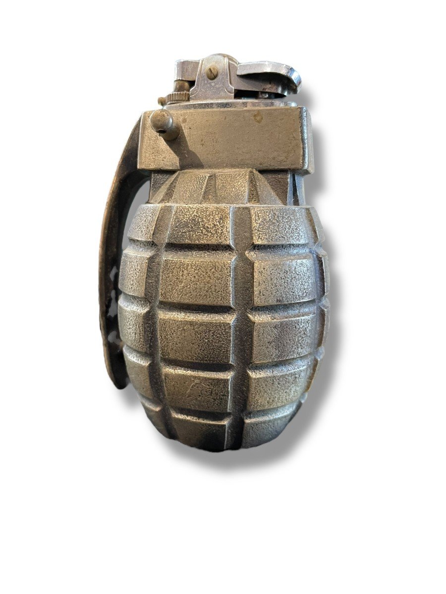 Curiosité Briquet Motif Grenade-photo-4