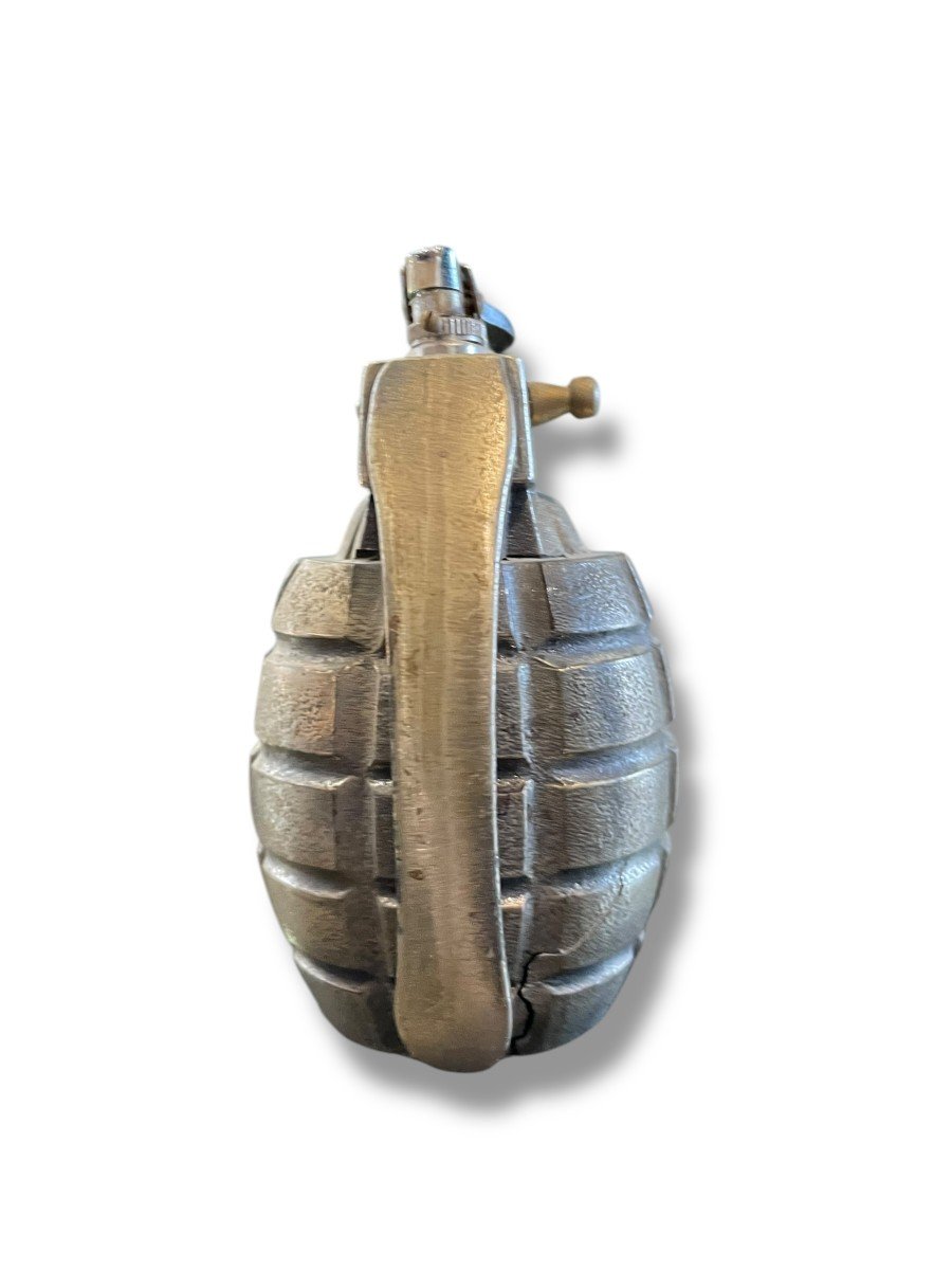 Curiosité Briquet Motif Grenade-photo-2