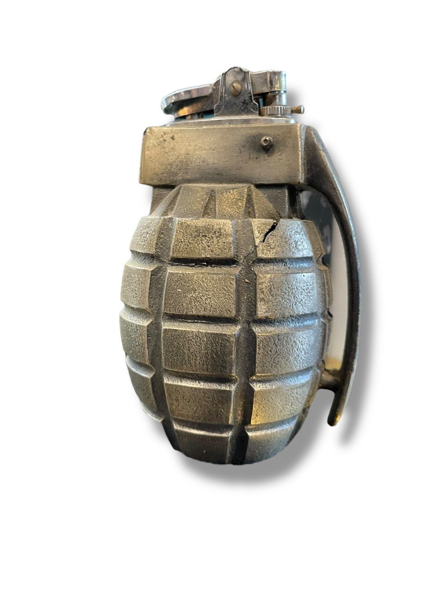 Curiosité Briquet Motif Grenade-photo-5