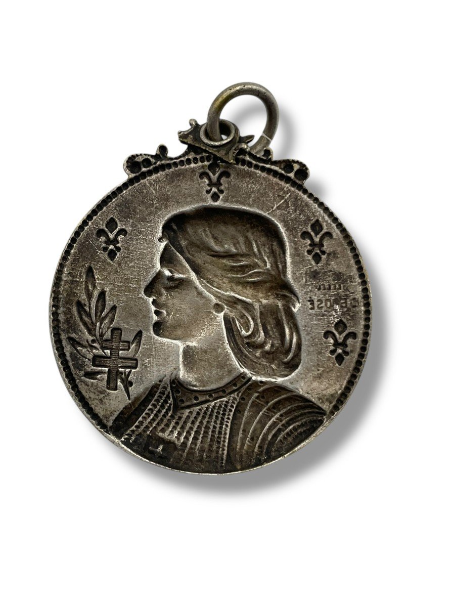 Joan Of Arc Medal Model By Leleu-photo-3