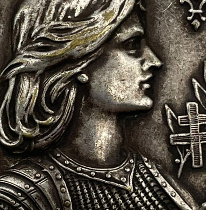 Joan Of Arc Medal Model By Leleu-photo-4