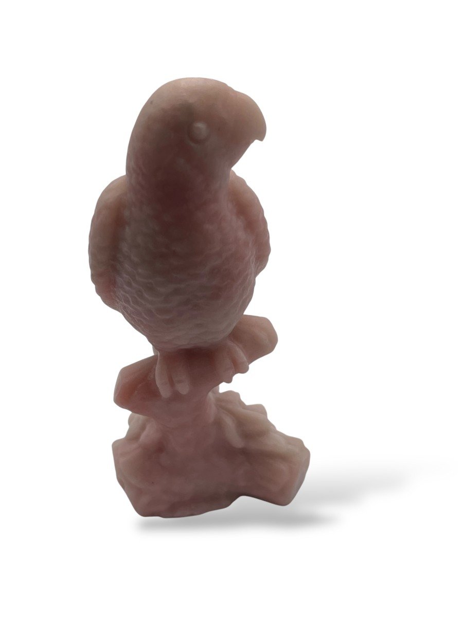 Rose Quartz Crystal Parrot-photo-1