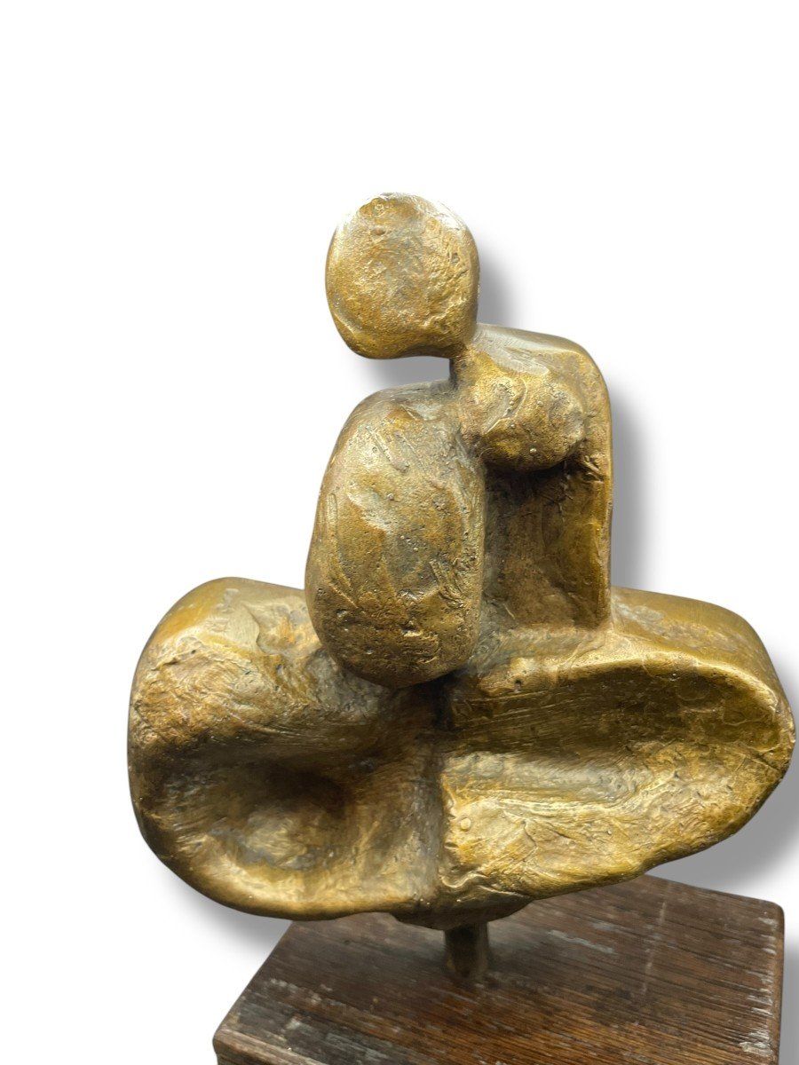 Femme épreuve En Bronze Moderniste-photo-3